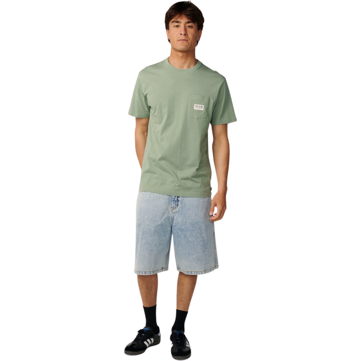 Rip Curl Mens Pacific Rinse Pocket T-Shirt 132MTE - Sage